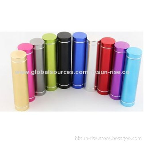 Power Bank with 2,600mAH Capacity, CE, FCC, RoHS Marks